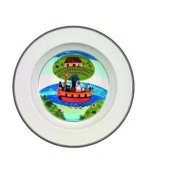 Suppenteller<Villeroy & Boch Suppenteller 21cm Arche Noah Design Naif