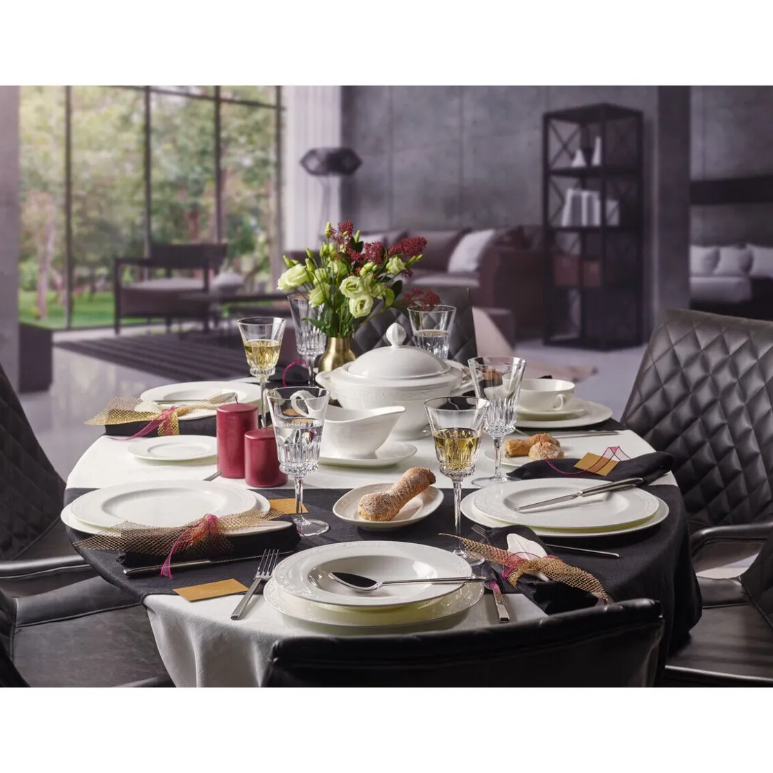 Villeroy & Boch Suppenteller 24cm White Pearl