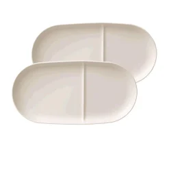 Antipasti Geschirr<Villeroy & Boch Tablett 2er-Set Soup Passion weiß