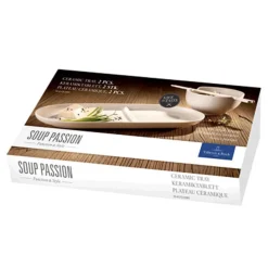 Antipasti Geschirr<Villeroy & Boch Tablett 2er-Set Soup Passion weiß