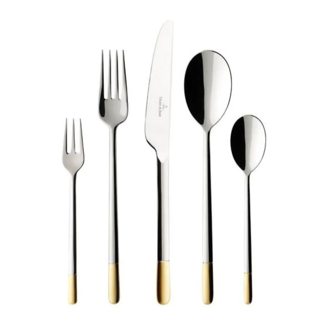 Villeroy & Boch Tafelbesteck-Set 30-tlg. Ella teilvergoldet