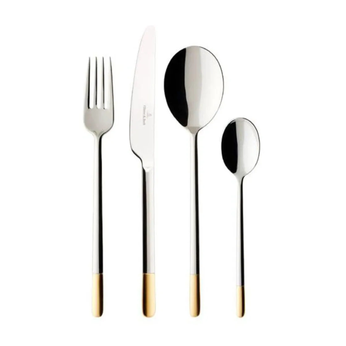 Villeroy & Boch Tafelbesteck-Set 30-tlg. Ella teilvergoldet