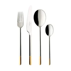Villeroy & Boch Tafelbesteck 24tlg. Ella teilvergoldet