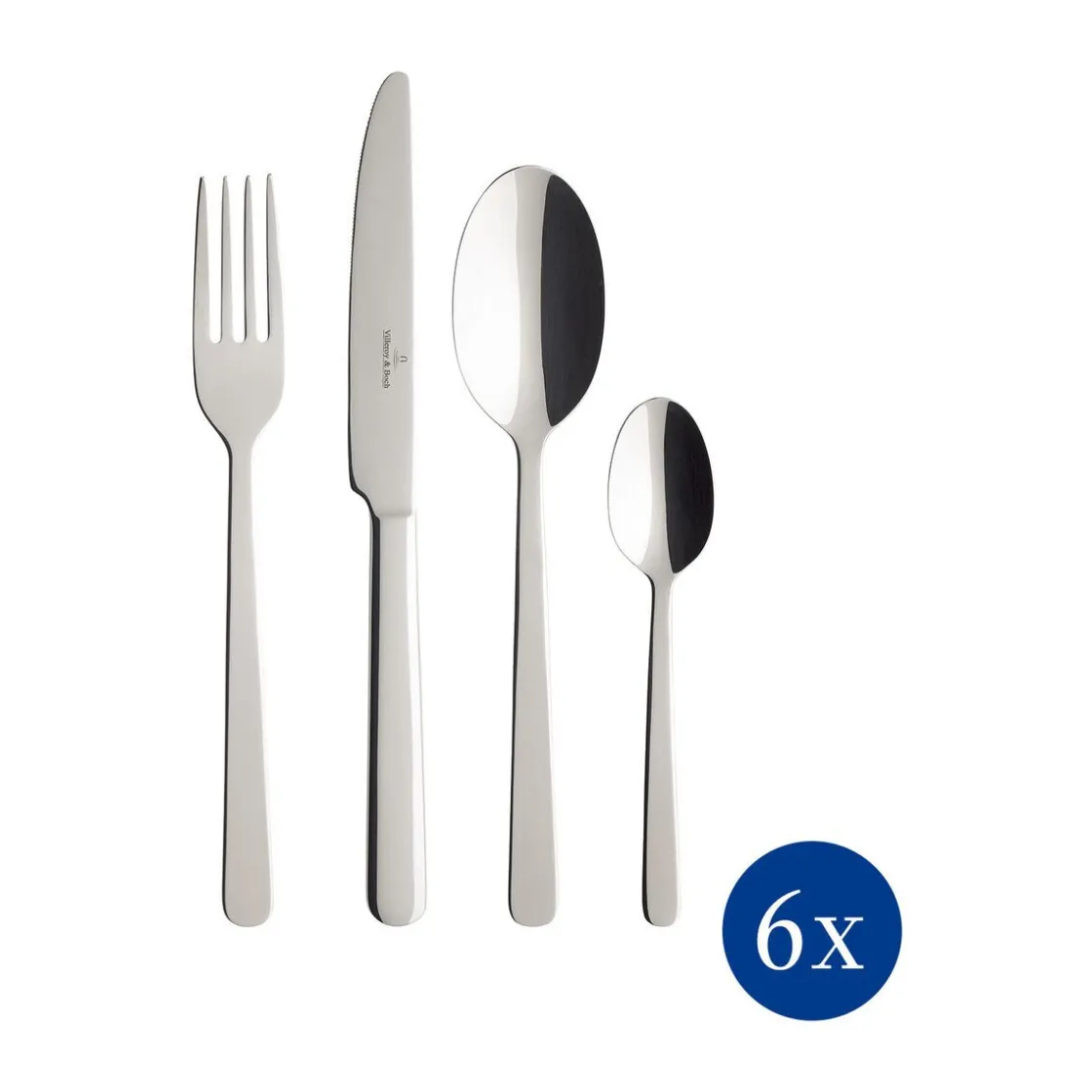 Besteck Set 6 Personen<Villeroy & Boch Tafelbesteck-Set 24-tlg. Louis Edelstahl