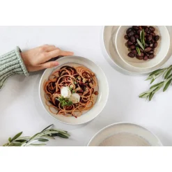 Tellersets<Villeroy & Boch Tafel-Set 4-tlg. Perlemor Sand