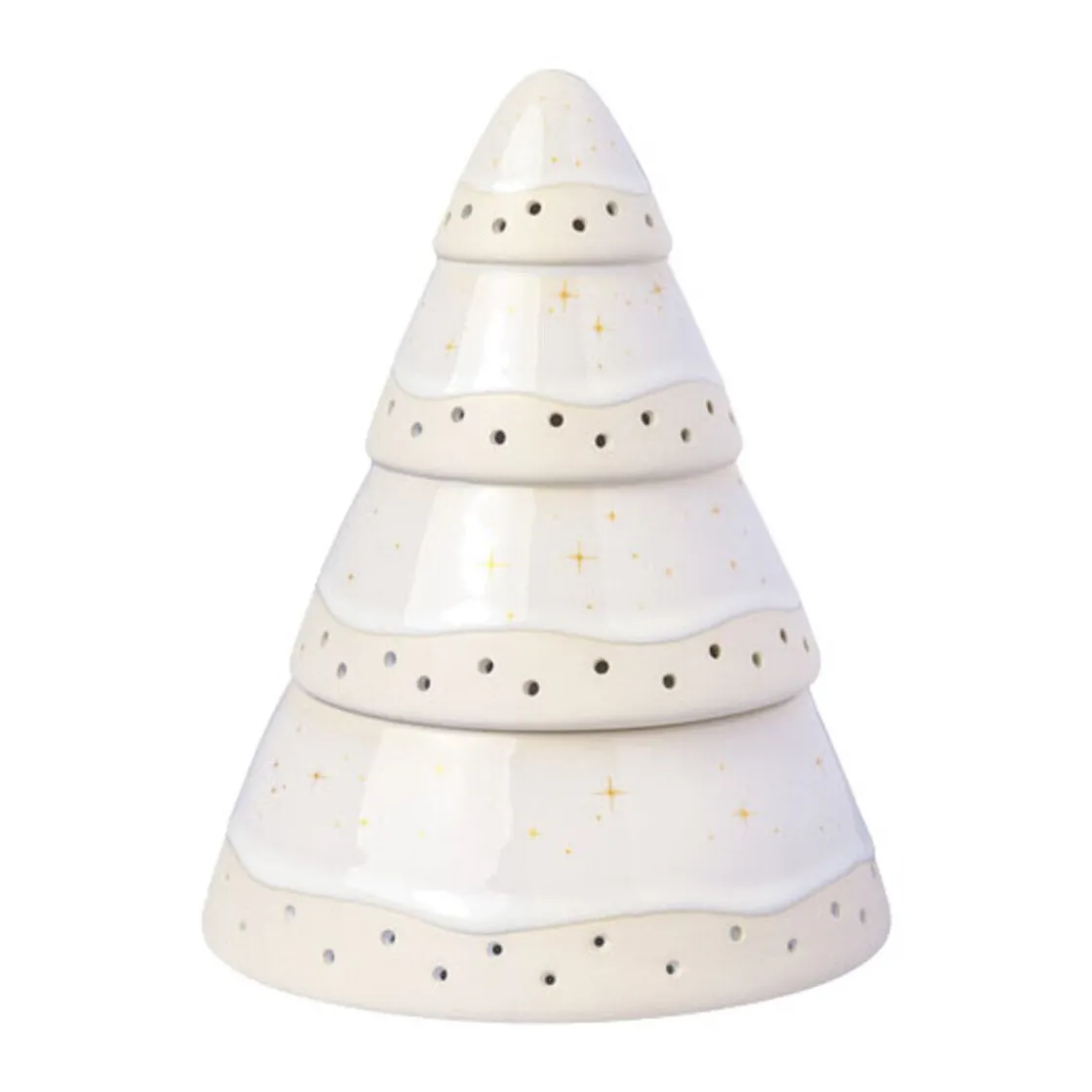 Weihnachten|Weihnachtsdekoration<Villeroy & Boch Teelichthalter Baum 14 cm Winter Glow