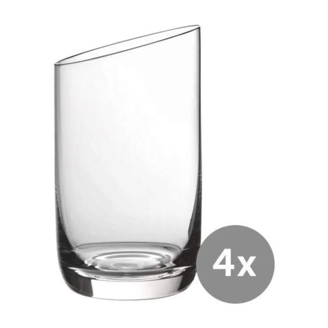 Villeroy & Boch Wasserglas 4er-Set NewMoon klar