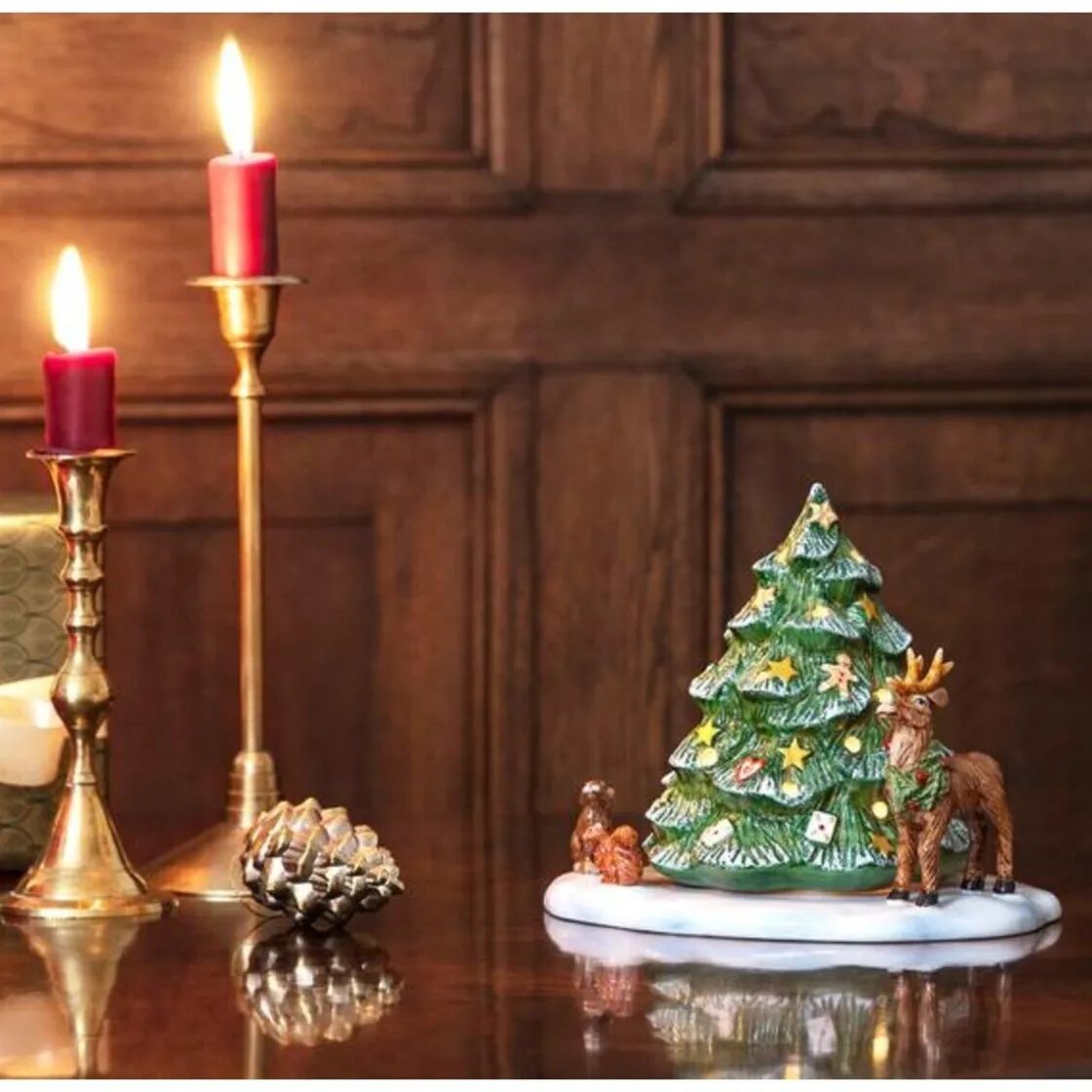 Weihnachten|Weihnachtsgeschirr<Villeroy & Boch Weihnachtsbaum mit Waldtieren Christmas Toy's
