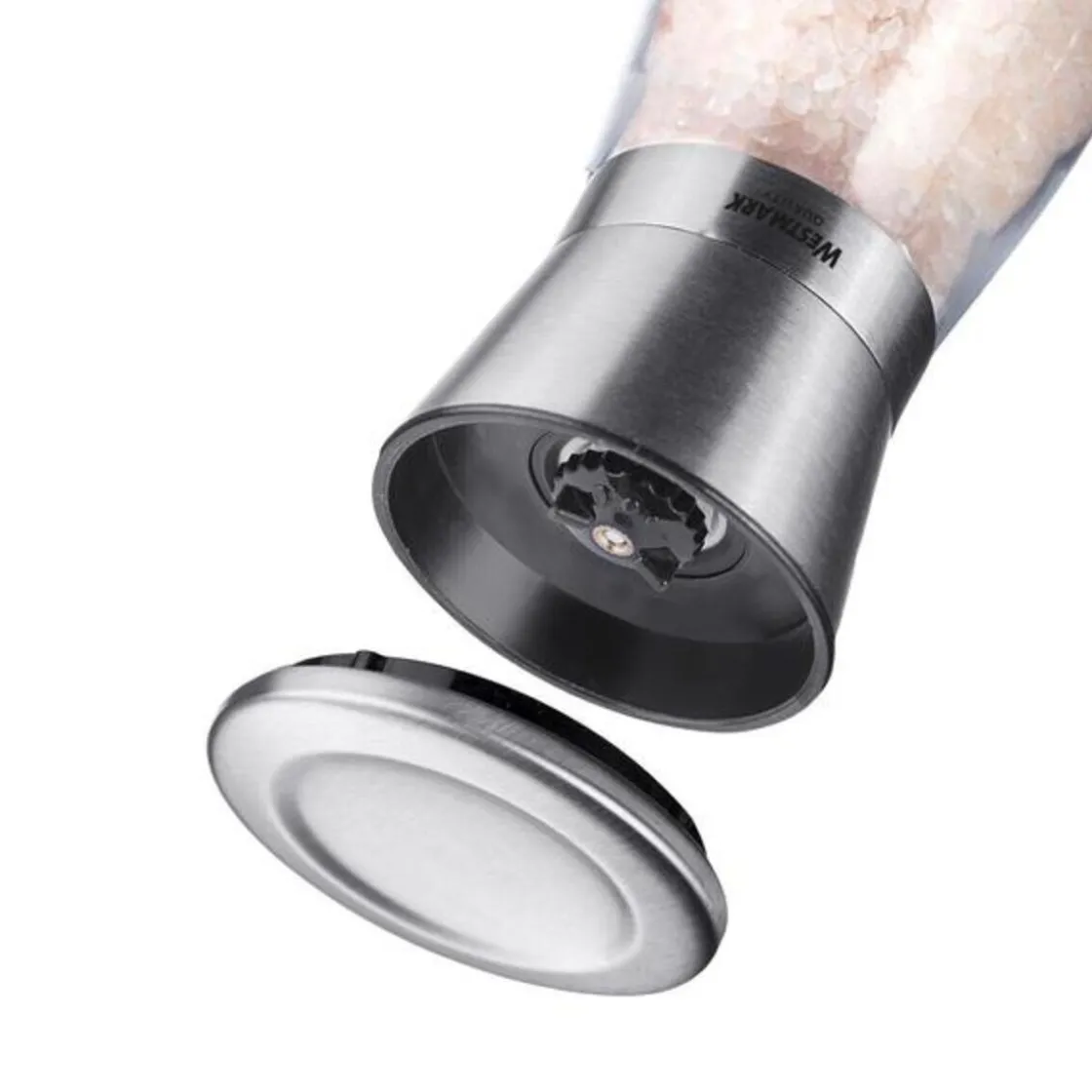 Westmark Gewürzmühle leer Edelstahl/Glas