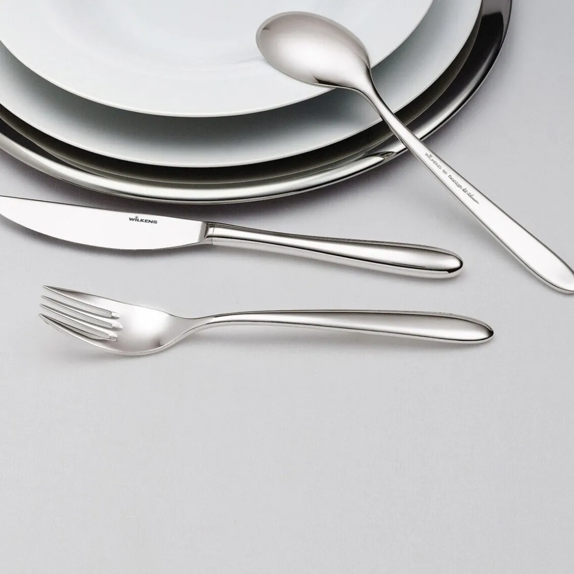 Besteck Set 6 Personen<Wilkens Besteck-Set mit Kassette 24-tlg. Rotondo Edelstahl poliert