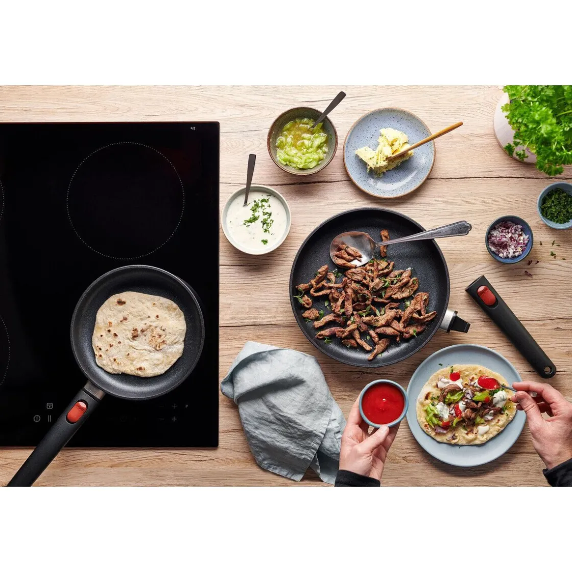 Pfannen|Kochwelt Entdecken<Woll Flachpfanne 28 cm Eco Lite QXR