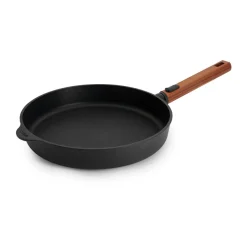 Kochwelt Entdecken|Pfannen<Woll Guss-Flachpfanne 28 cm Eco Logic QXR schwarz