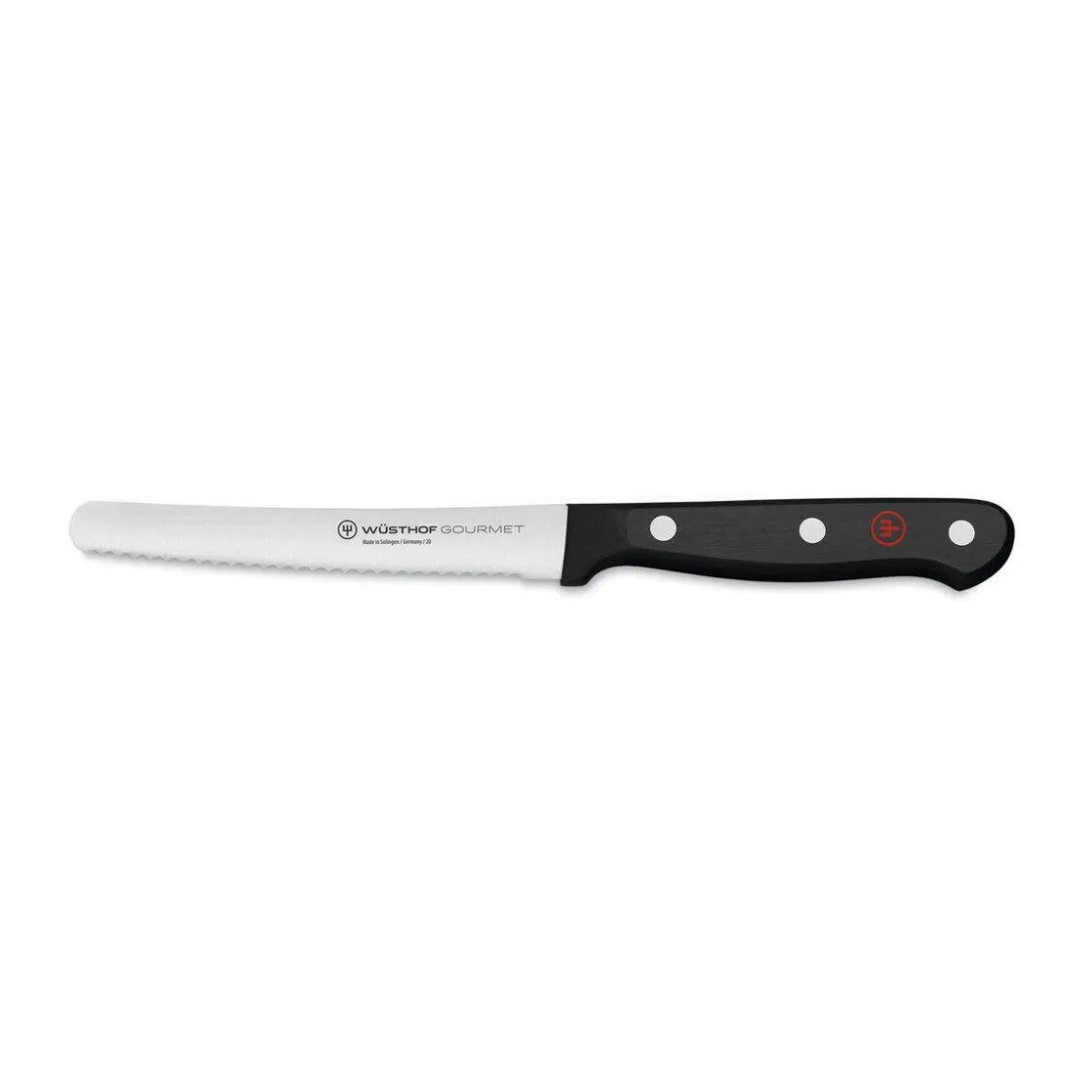 Wüsthof Brötchenmesser 12 cm Gourmet schwarz