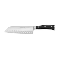 Wüsthof Santoku mit Kullenschliff Classic Ikon 17cm