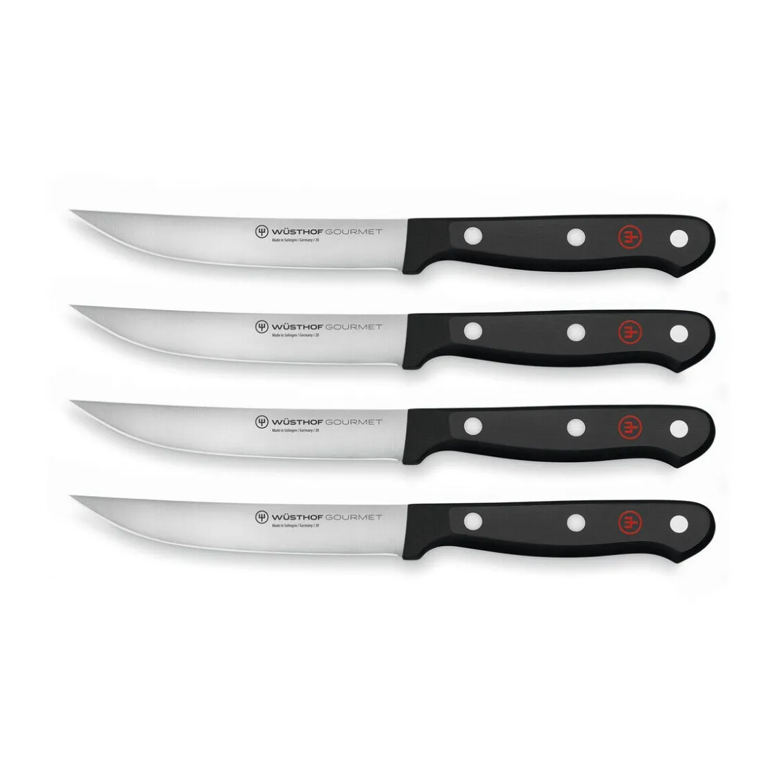 Wüsthof Steakmesser-Set 4-tlg. Gourmet schwarz