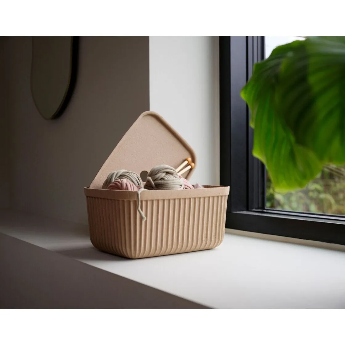 Zone Denmark Aufbewahrungsbox 7,7 l 2er-Set Pulp Natural Brown