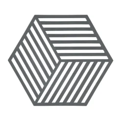 Zone Denmark Untersetzer 16x14 cm Hexagon Cool Grey