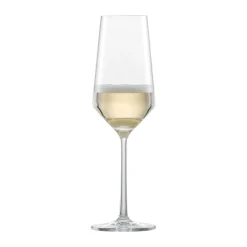 Zwiesel Glas Champagnerglas 2er-Set Pure mit Moussierpunkt