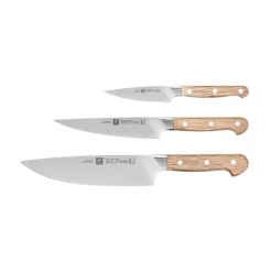 Pilzküche<Zwilling Messer-Set 3-tlg. Pro Wood
