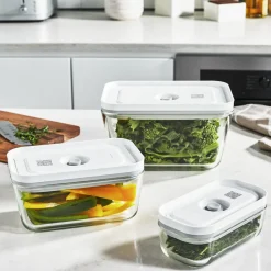 Zwilling Vakuum-Boxen 3er-Set Fresh & Save weiß
