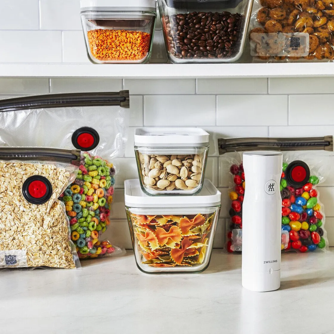Zwilling Vakuum-Starter-Set 7-tlg. Fresh & Save weiß